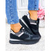 Buty Sportowe Na Platformie Sneakersy Prinss Black