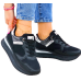 Buty Sportowe Na Platformie Sneakersy Prinss Black