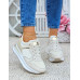 Buty Sportowe Na Platformie Sneakersy Prinss Biege