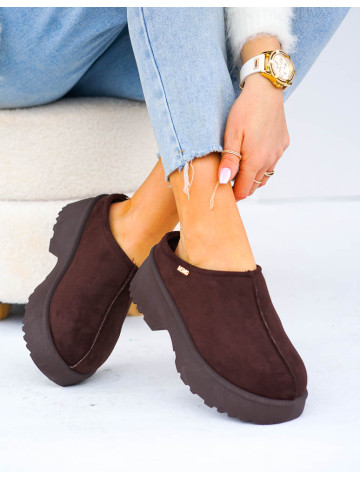 Czekoladowe Śniegowce Na Platformie Chocolate Ugs