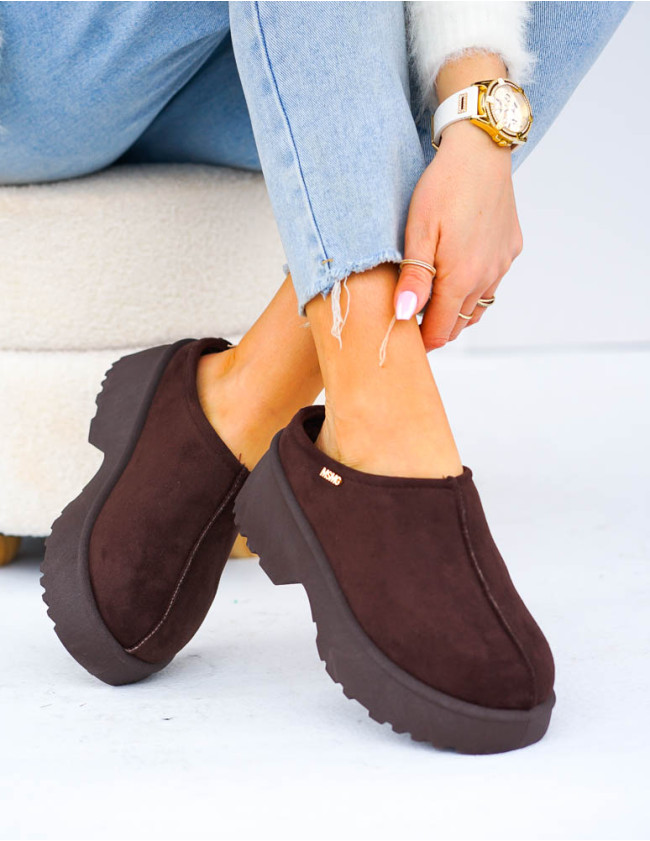 Czekoladowe Śniegowce Na Platformie Chocolate Ugs