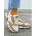 Beżowe Buty Sportowe Sneakersy Compre