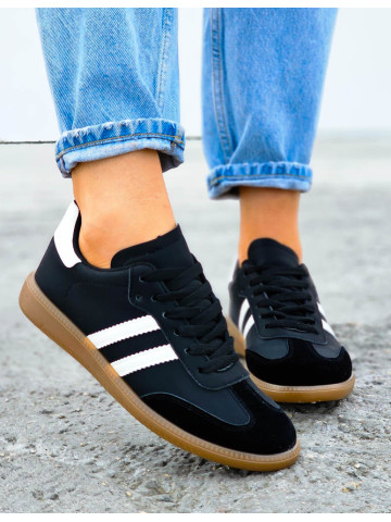 Czarne Buty Sportowe Sneakersy Sambay Great