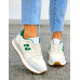 Beżowo-Zielone Buty Sportowe Damskie New Blanced NN
