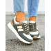 Biało-Zielone Buty Sportowe Damskie New Blanced
