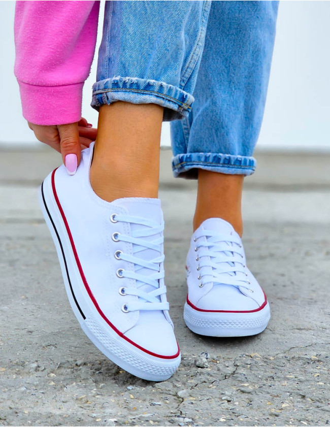 Białe Klasyczne Trampki Tenisówki All White Convs