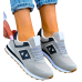 Szare Buty Sportowe Damskie New Lances