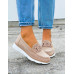 Sportowe Lekkie Mokasyny Półbuty Beżowe Miss