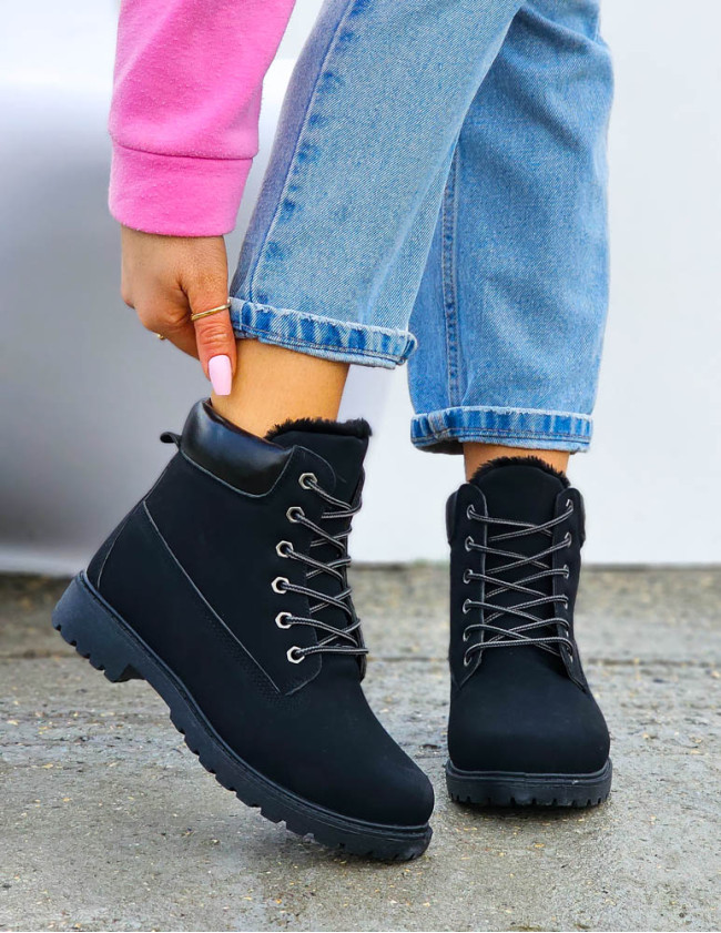 Buty Zimowe Trapery Ocieplane Botki Śniegowce Sportowe