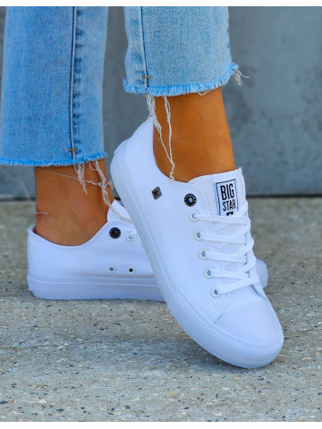 Białe Trampki Tenisówki Buty Sportowe Damskie Big Star 022 101