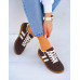 Czekoladowe Buty Sportowe Sneakersy SamBay
