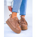 Buty Sportowe Botki z Kożuszkiem Coffee