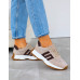 Premium Eleganckie Skórzane Sportowe Półbuty Trampki Cappuccino
