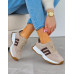 Premium Eleganckie Skórzane Sportowe Półbuty Trampki Cappuccino