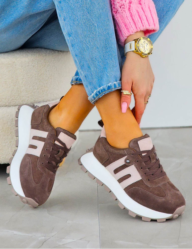 Premium Eleganckie Skórzane Sportowe Półbuty Trampki Americano