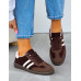 Czekoladowe Buty Sportowe Sneakersy Comfort