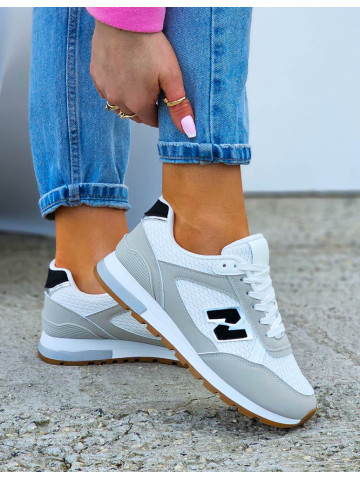 Białe Buty Sportowe Damskie Niu Bee Street