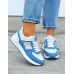 Biało-Niebieskie Buty Sportowe Damskie New Blances She