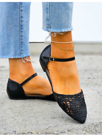 Ażurowe Balerinki Na Paseczek Valencia