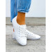 Białe Trampki Buty Sportowe Ze Skóry Nices