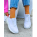 Białe Sneakersy Buty Sportowe New Blances