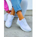 Białe Sneakersy Buty Sportowe New Blances
