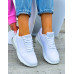 Białe Sneakersy Buty Sportowe New Blances