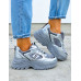 Szare Buty Sportowe Sneakersy Na Platformie Sketchars