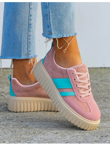 Różowe Buty Sportowe Na Platformie You Go