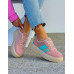 Różowe Buty Sportowe Na Platformie You Go