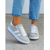 Szaro-Białe Zamszowe Buty Sportowe Campes