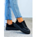 Czarne Buty Sportowe Na Platformie You Go Black