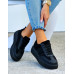 Czarne Buty Sportowe Na Platformie You Go Black