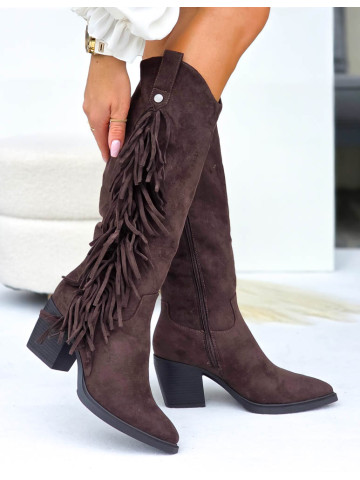 Czekoladowe Kozaki Kowbojki Na Słupku z Frędzlami