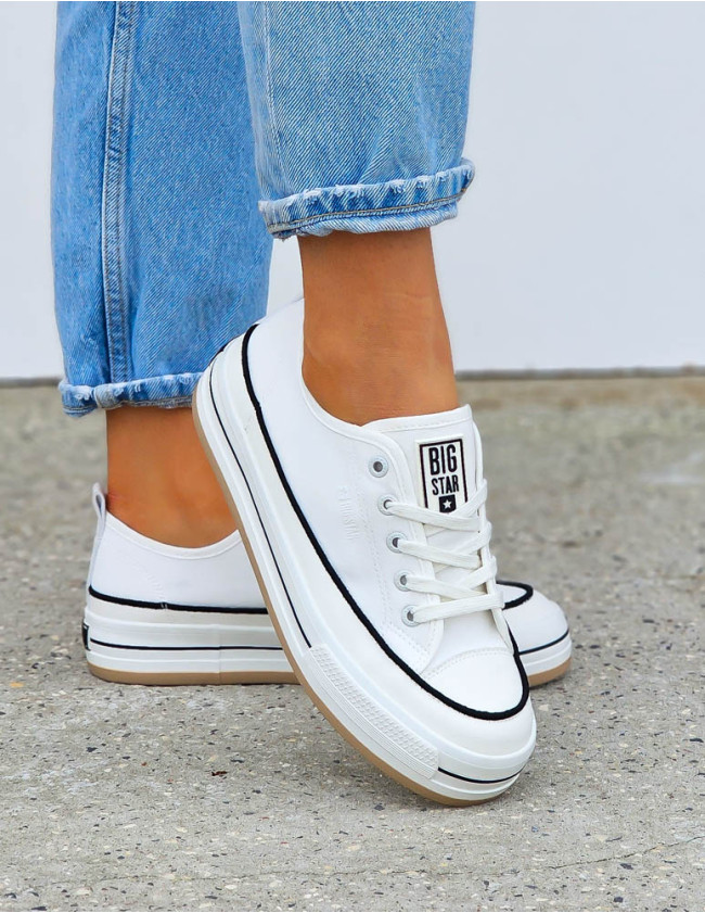 Białe Trampki Tenisowki Buty Sportowe Damskie Big Star 205
