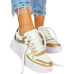 Białe Buty Sportowe Sneakersy Venez Gold