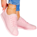 Lekkie Buty Sportowe Klasyczne Sneakersy Soft Pink