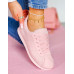 Lekkie Buty Sportowe Klasyczne Sneakersy Soft Pink