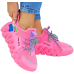 Różowe Buty Sportowe Na Platformie Fit Love