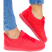 Lekkie Buty Sportowe Klasyczne Sneakersy Soft Red