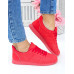 Lekkie Buty Sportowe Klasyczne Sneakersy Soft Red