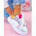 Białe Buty Sportowe Sneakersy Venez Multicolor