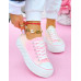 Modne Różowe Trampki Na Platformie Love Vanss