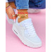 Białe Klasyczne Buty Sportowe Damskie  Mexx
