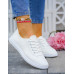 Białe Trampki Buty Sportowe Ze Skóry Basic White