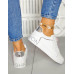 Białe Trampki Buty Sportowe Ze Skóry Silver Star