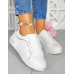 Białe Trampki Buty Sportowe Ze Skóry Silver Star
