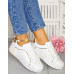 Białe Trampki Buty Sportowe Ze Skóry Gold Star