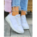 Białe Sneakersy Buty Sportowe Przewiewne Air Mexx