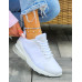 Białe Sneakersy Buty Sportowe Przewiewne Air Mexx